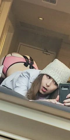 Lexi_lela: Ass Mirror Panties — ass