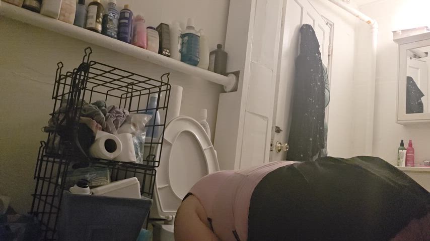 Bathroom Betaslave Bbc Sissy video — subby boyfriend
