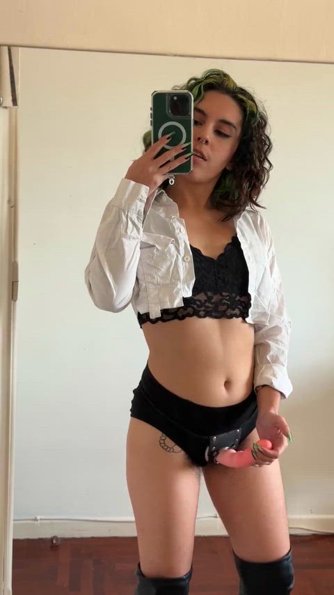 Ts Lingerie: Femdom Strap On Teen — cute