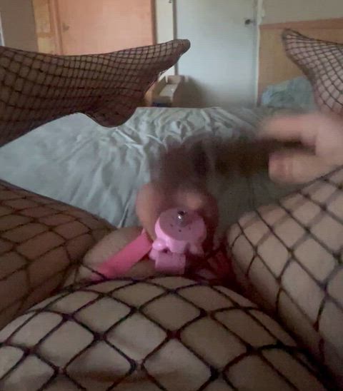 Caged, Hands Free and Sissy — Sissygasm — caged