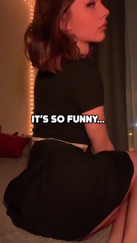 Its_not_gay: BabeCock Caption Crossdressing — femboy