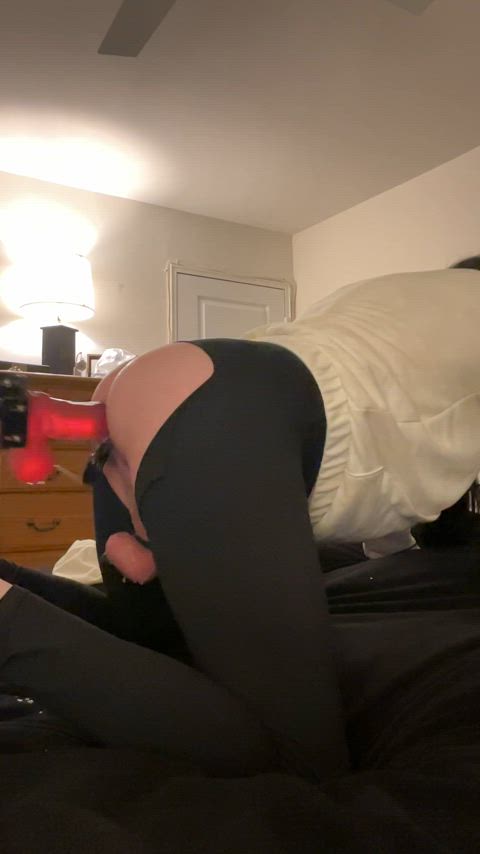 Cock AND balls in my ass — ass