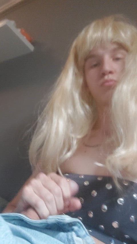 Big Dick, Crossdressing and Femboy — Sissygasm — femboy