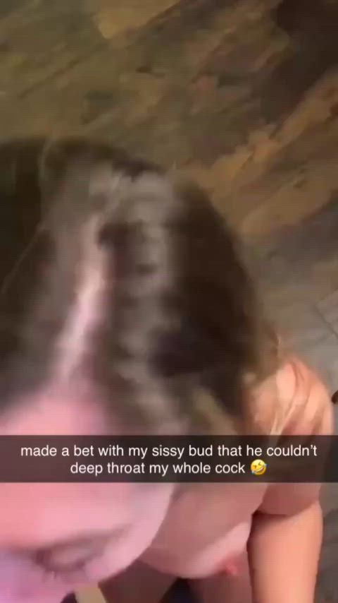 how to get free blowjobs from your sissy bud.. 🤤