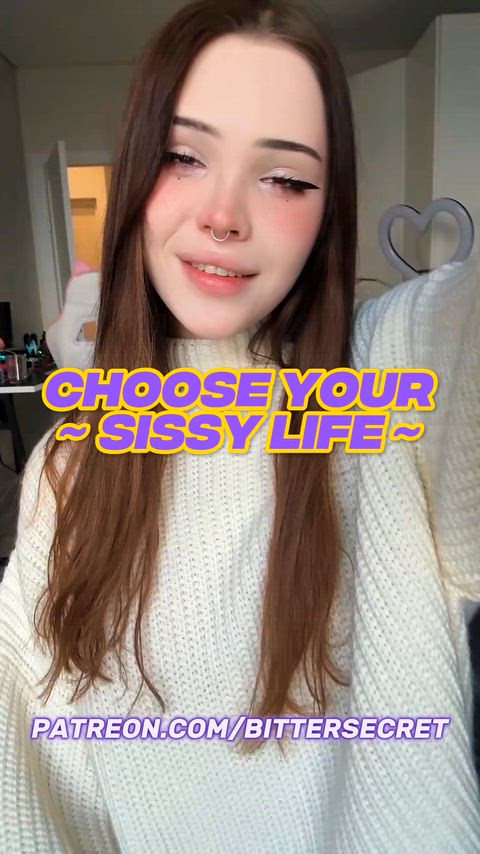 Choose your sissy life 🥵 — femboy