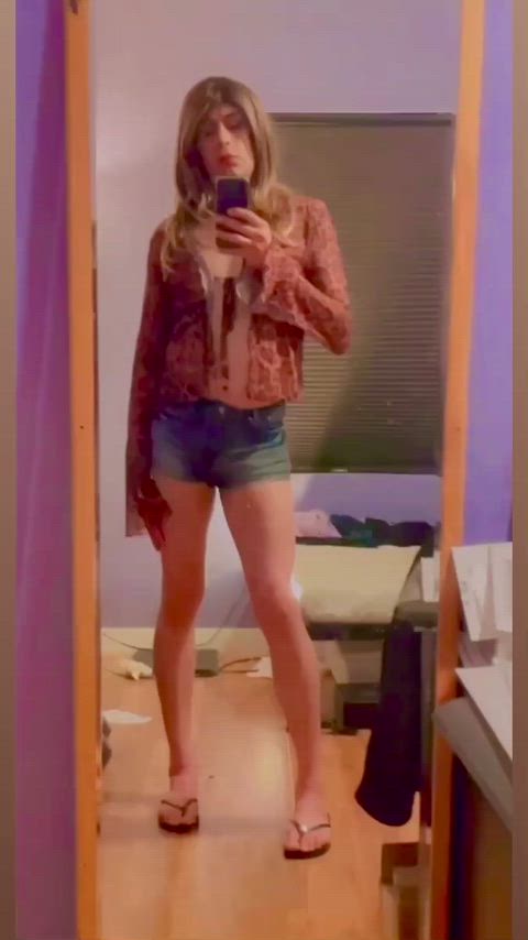 DontSlutShame Jean Shorts video by Redmarierose