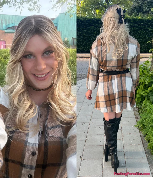 First time outside as a girl😳 — gonemildcd