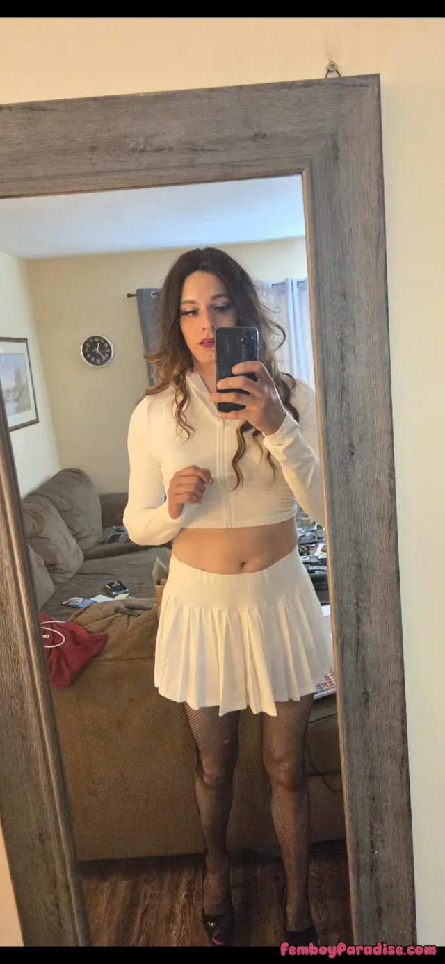 Felt pretty in my new outfit ❤️ — crossdressing