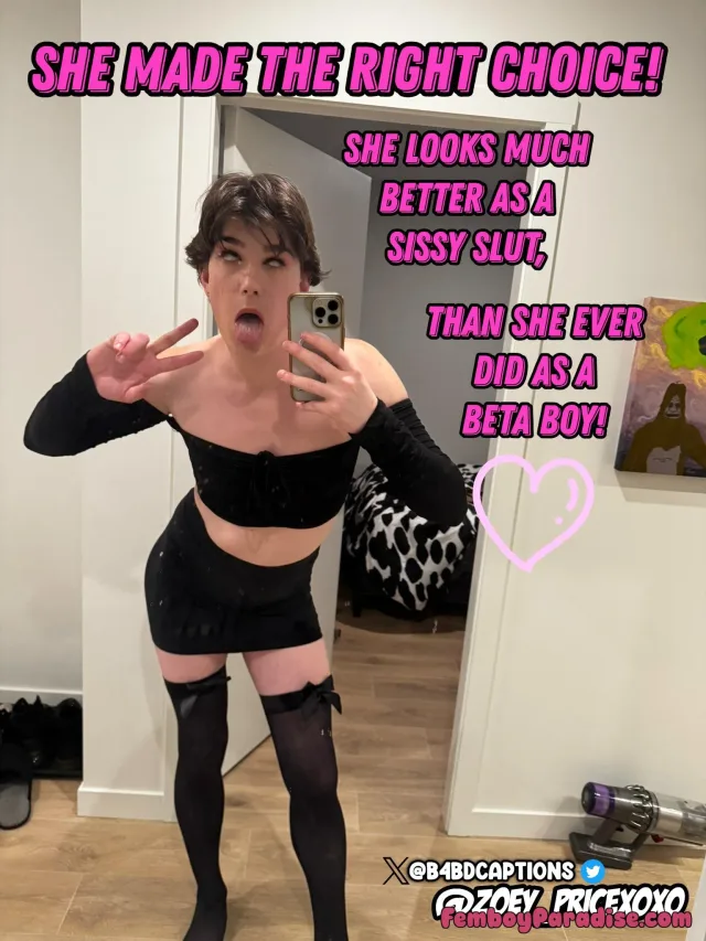 Make the right choice sissy