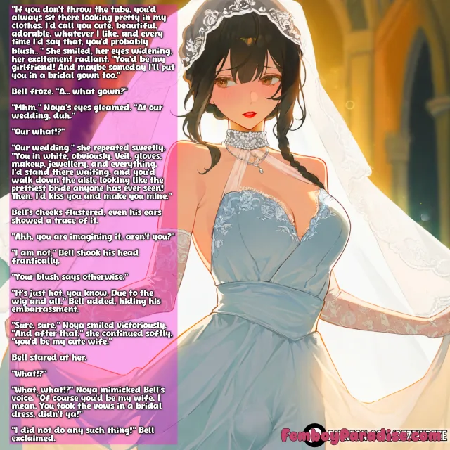 Skewed You Say Chapter 3/6 Feminization Caption — sissy caption