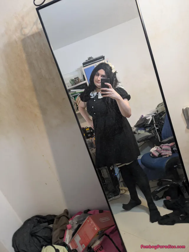 I'm not sure what I dressed up as. Maybe Post Civil War American Farmer's Daughter? — crossdressing
