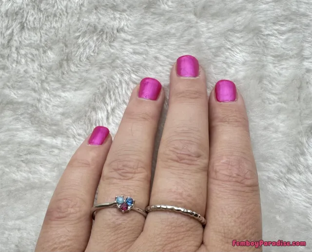 Love painting my nails — crossdressing