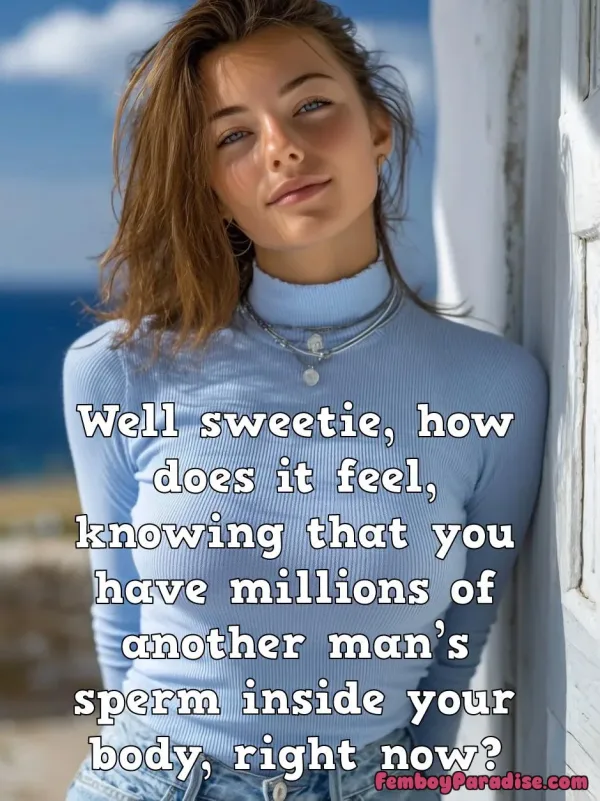She knew exactly what a sissy craved.