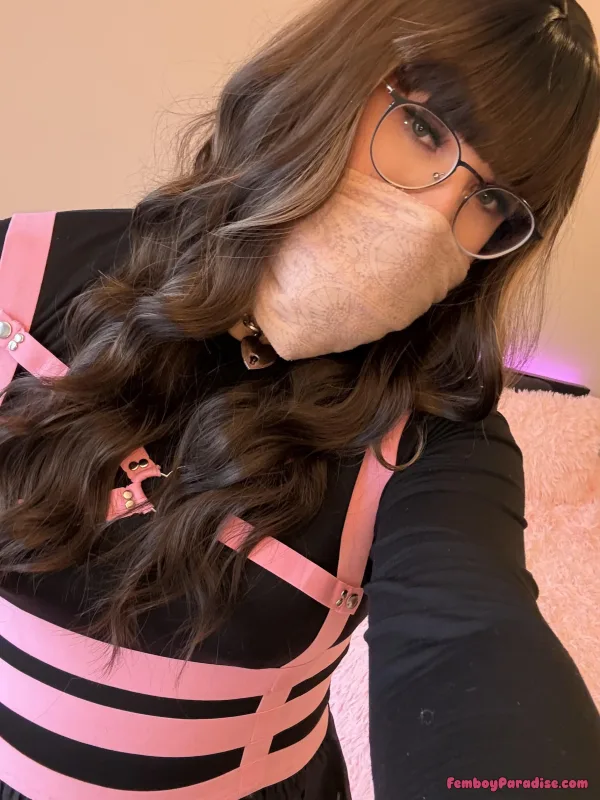 Pink and black