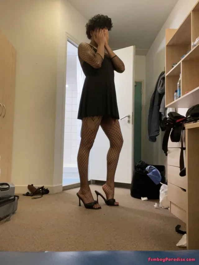I wore this on a night out recently, wanted to share 🙈 — crossdressing