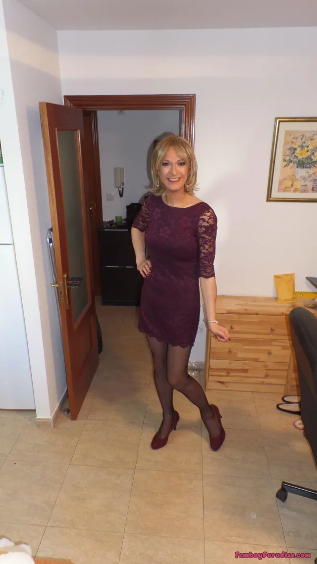 Something comfortable for a late-night walk... — crossdressing