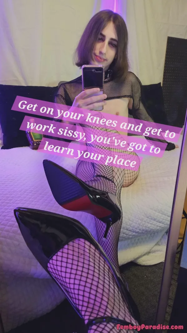 On your knees already