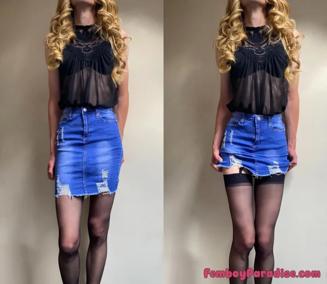 I'm wearing stockings today — gonemildcd