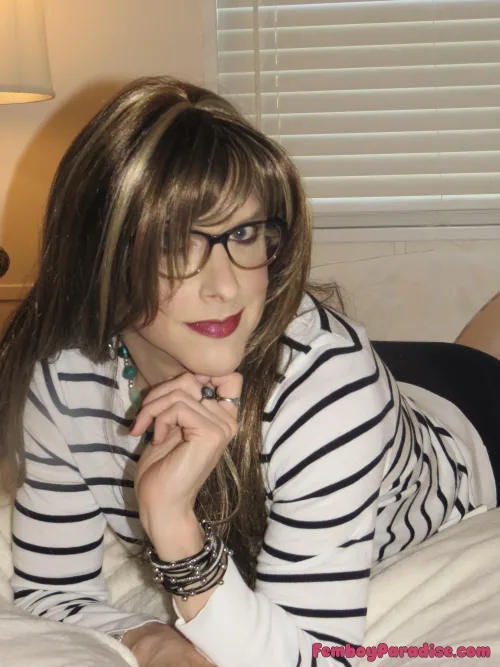 One of my favorite school teacher looks.