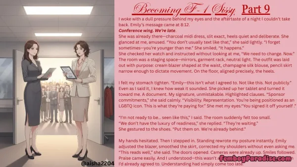 Becoming F1 Sissy Part 9