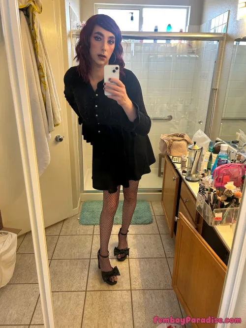 Gave goth a go 🖤❤️