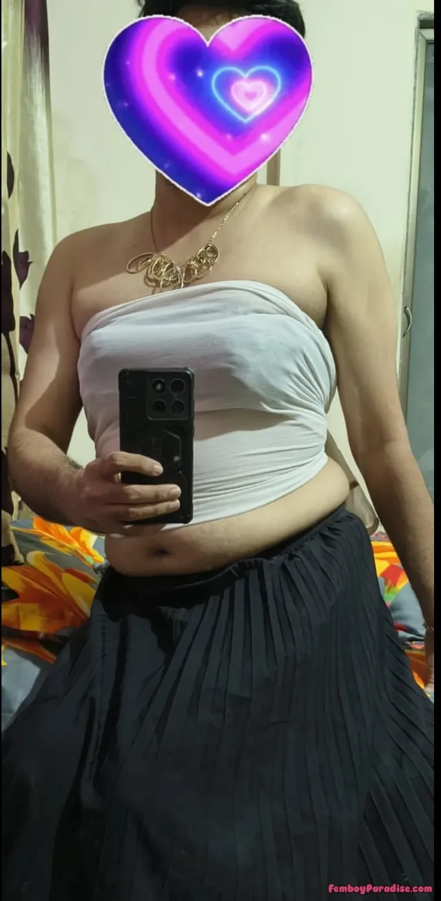 Classic black and white look today!! Feeling so elegant!! — crossdressing