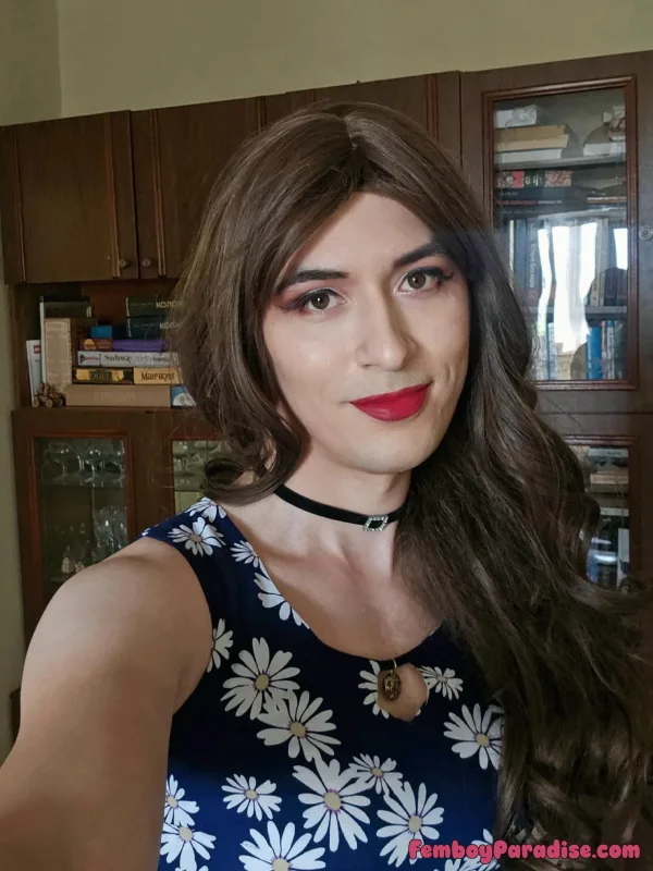 Summer mood with flower dress