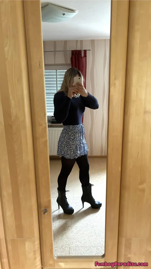 Blau🔵/Schwarz⚫️ Kombination 👗 — crossdressing