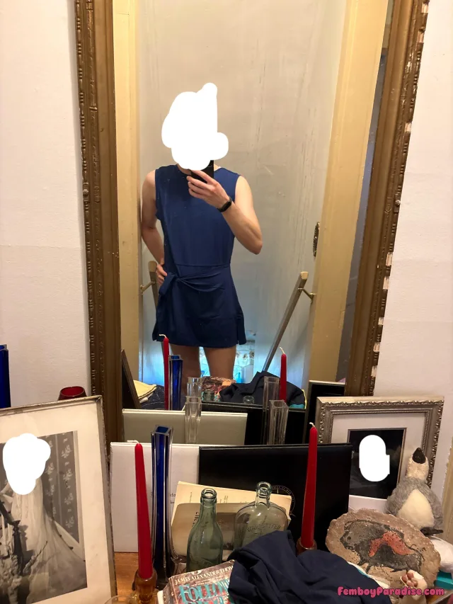 Felt cute in this dress — crossdressing