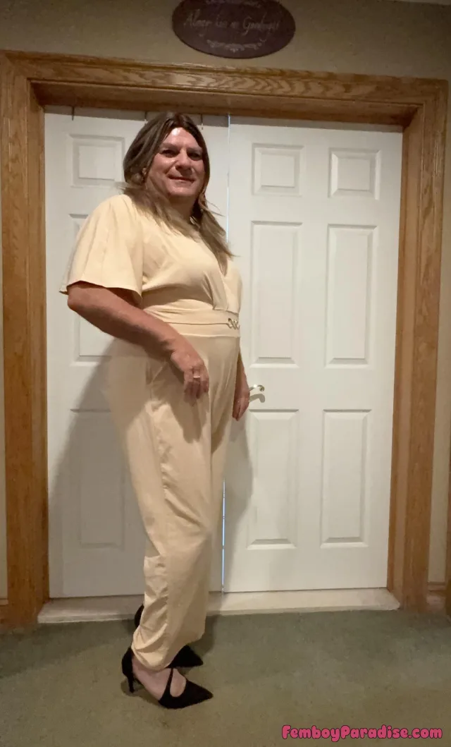 Jumpsuit day — crossdressing
